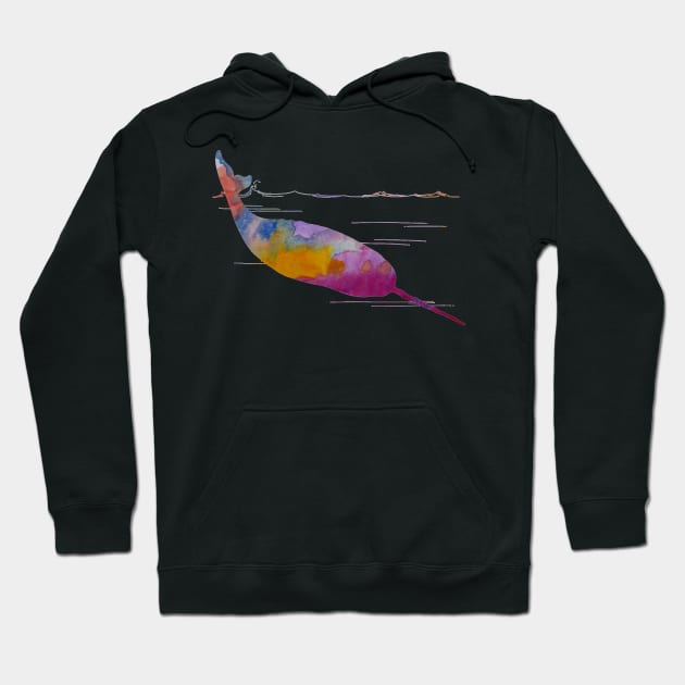 Narwhal Hoodie by BittenByErmines